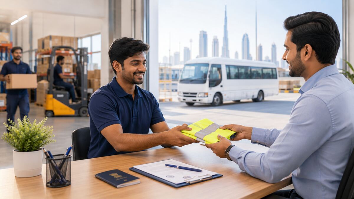 Comparison of entry-level Dubai roles that may include visa sponsorship.