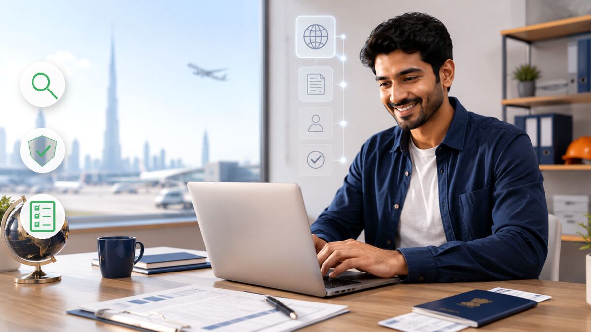Field checklist for verifying a UAE job offer on official MOHRE services.