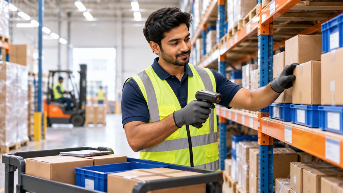 Practice order lines for matching a SKU, aisle and quantity.