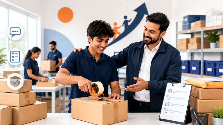 Interview readiness self-check for a Dubai warehouse applicant.